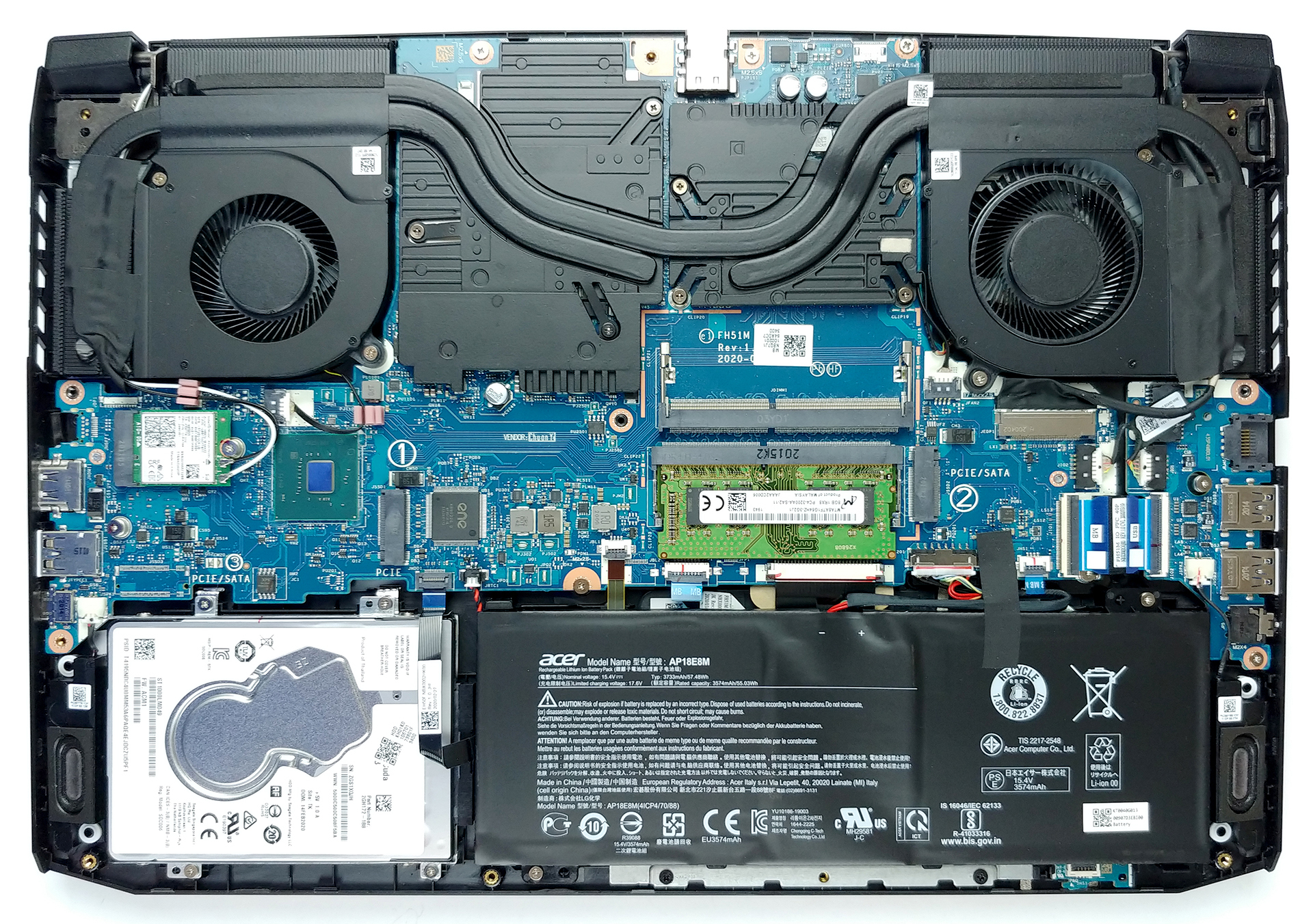 How to replace and fix Acer AN515-54 AN515-55 AN515-43 AN715-51 N18C3 N18C4 N18I2 N18I3 red backlit Russian RU keyboard (Acer Nitro 5 (AN515-55))